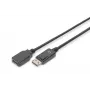 Digitus ASSMANN - Cavo di prolunga DisplayPort - DisplayPort (M) - DisplayPort (F) - 2 m (DisplayPort 1.2) - stampato - nero (AK-340200-020-S)