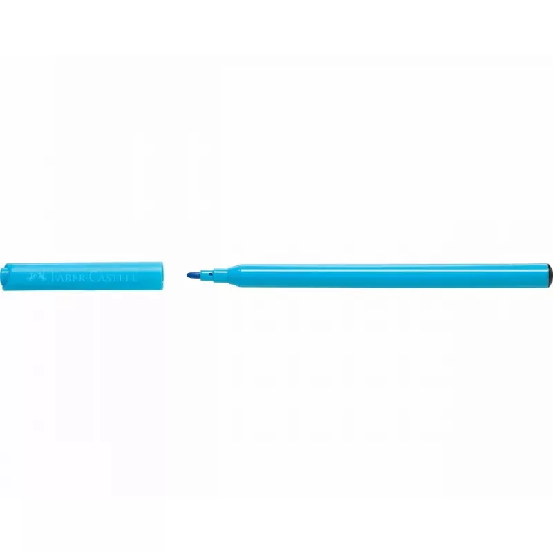 Pennarello Faber-Castell 554201 12 colori punta tonda multicolore