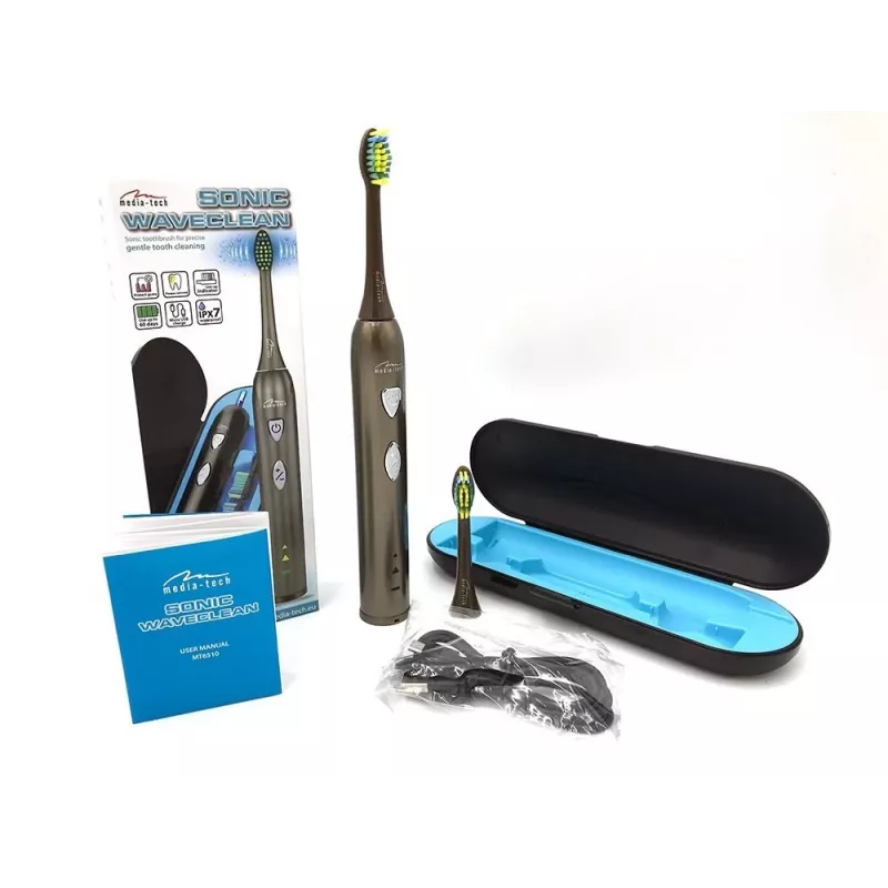 Spazzolino Media-Tech SONIC WAVECLEAN adulti marrone