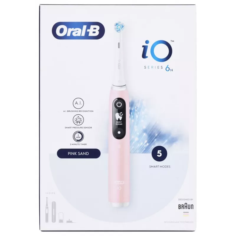 Oral-B iO6 spazzolino elettrico rosa