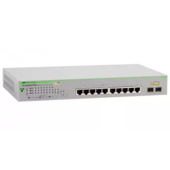 Allied Telesis GS950/10PS managed Gigabit Ethernet (10/100/1000) Power over Ethernet (PoE) verde, grigio