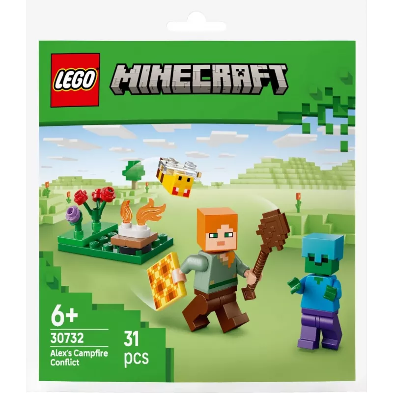 Bricks Minecraft 30732 Il conflitto del falò di Alex