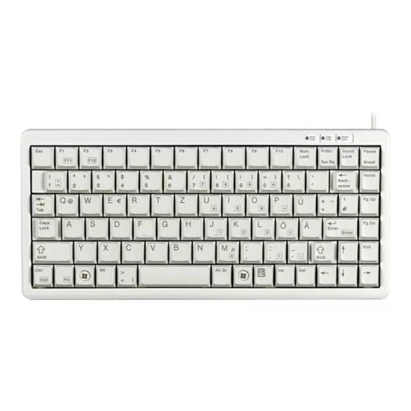Cherry G84-4100 tastiera compatta, grigio chiaro, USB/PS/2
