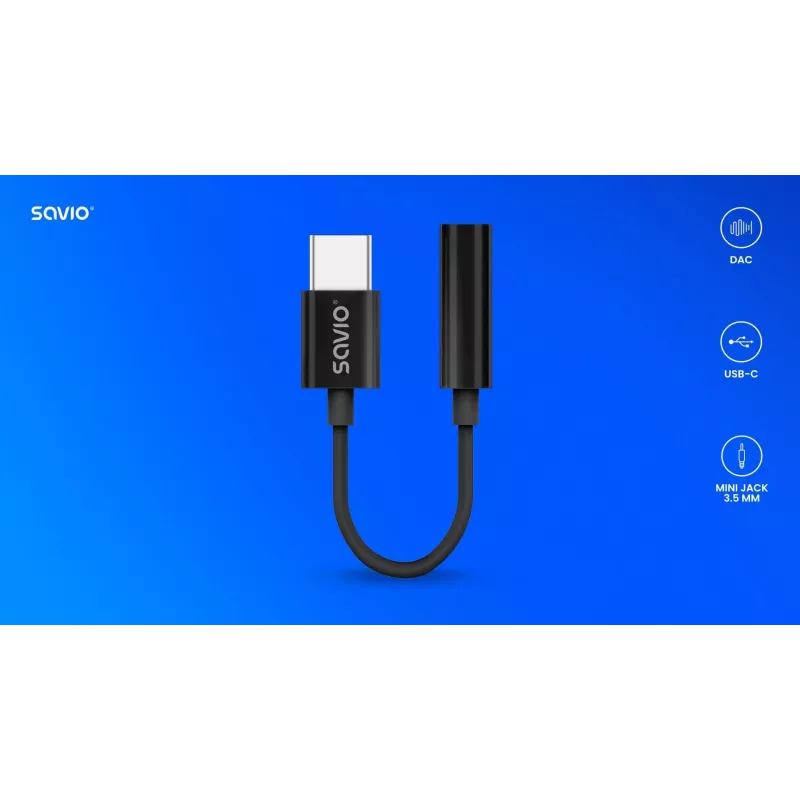 Adattatore audio USB-C Jack 3,5mm AK-74