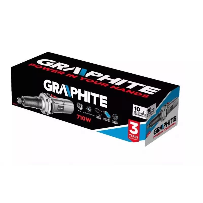 Smerigliatrice diritta 710W Graphite disco 25mm