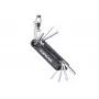 Multitool Topeak Hexus X nero acciaio inox 90mm