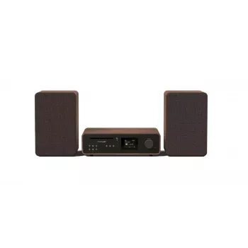Pure Classic Stereo HiFi-Audiosystem 100W DAB+ Bluetooth Wi-Fi CD nero noce