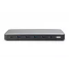 Digitus DA-70918 docking station USB-C, 13 porte, 3x HDMI, 2x DP, 4x USB-A, 1x USB-C, RJ-45 1GbE, SD, audio, 150 W