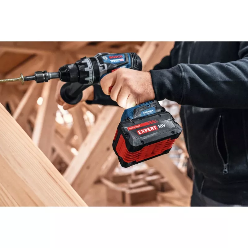 Bosch EXPERT 18V set di avvio con 2 batterie e caricabatterie in L-BOXX