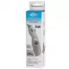 WEDO 78808 Safety-Cutter ALU taglierino, lama trapezoidale, a molla, a ritorno automatico, 2 lame di ricambio, TÜV/GS, argento