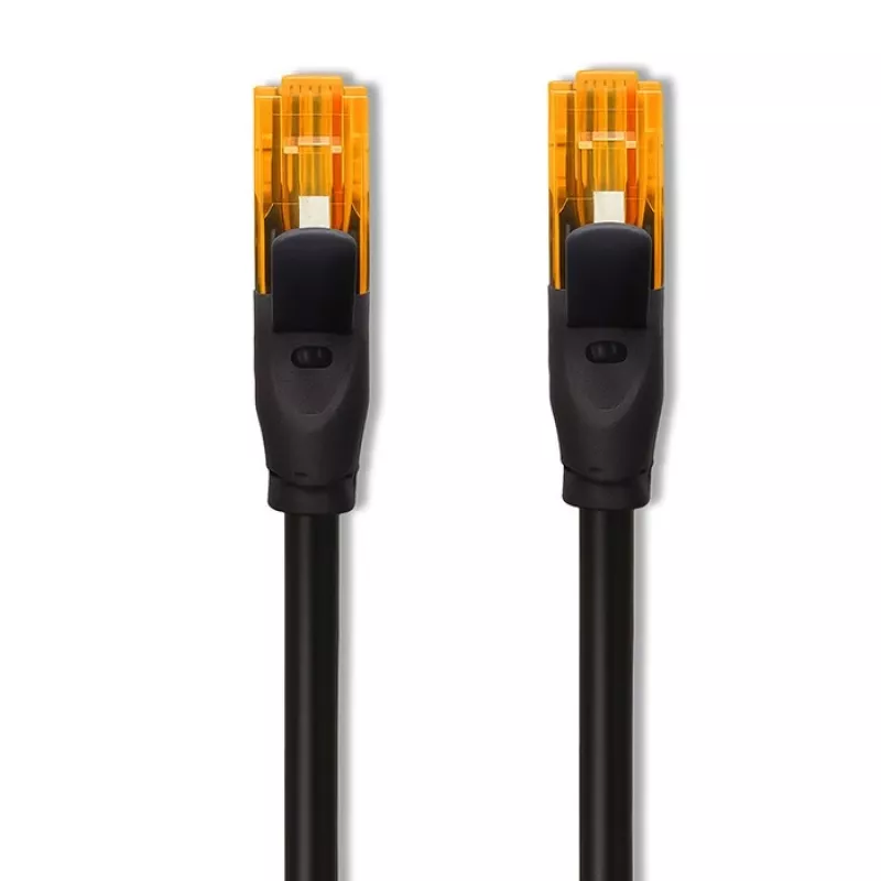 Cavo patch Ethernet QOLTEC CAT6, 2×RJ45, 20 m, nero