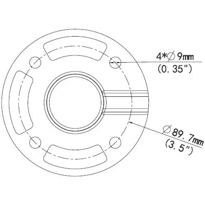 Supporto a sospensione ALLNET ALL-CAM2498-LEP per montaggio a soffitto