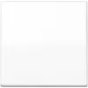 Placca a parete / copriinterruttore Jung AS101WW, senza viti in plastica, monoblocco