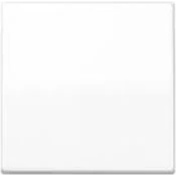 Placca a parete / copriinterruttore Jung AS101WW, senza viti in plastica, monoblocco