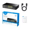 Cudy FS1010P switch di rete Fast Ethernet (10/100) Power over Ethernet (PoE) nero