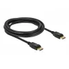 Delock - cavo DisplayPort - DisplayPort (M) a DisplayPort (M) - 3 m - con blocco - nero