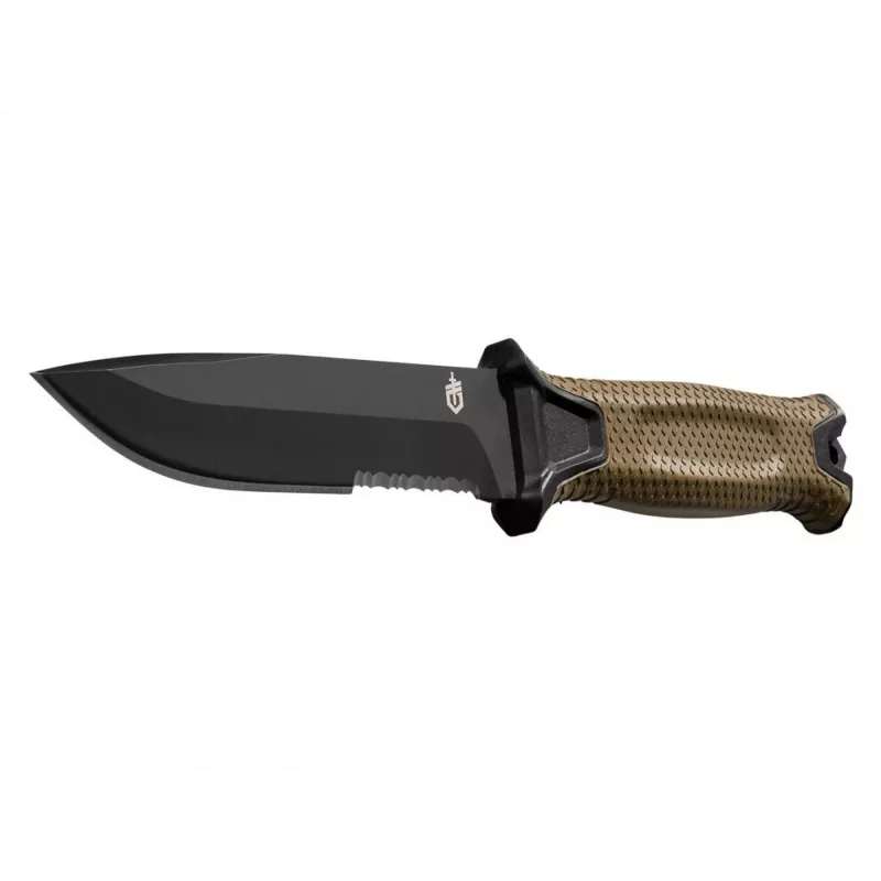 Coltello da sopravvivenza GERBER Strongarm Fixed Serrated Coyote