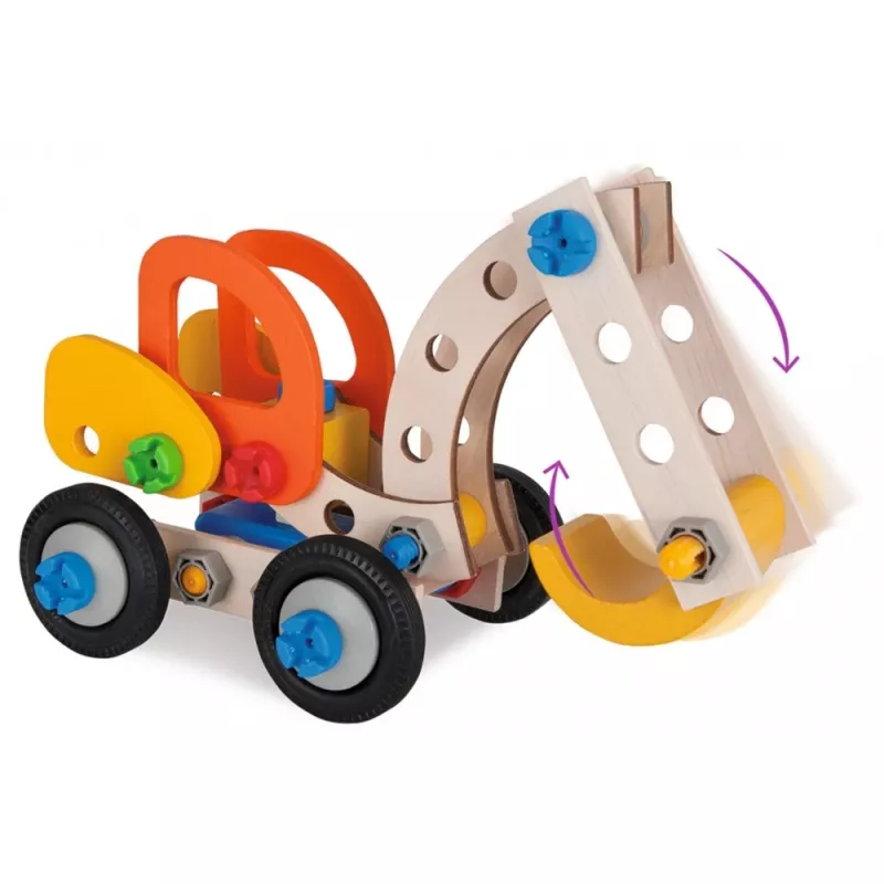 Costruzioni, escavatore, kit 90 pezzi