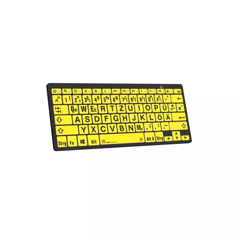 Tastiera universale Bluetooth Logickeyboard LKB-LPBY-BTPC-DE