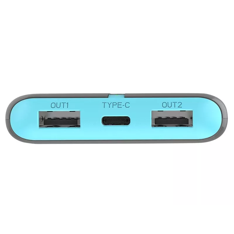 PowerBank EnerGo 10000mAh grigio-blu