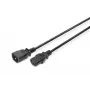 Digitus ASSMANN - Cavo di alimentazione - IEC 60320 C14 a IEC 60320 C13 - AC 250 V - 1,2 m - stampato - Nero (AK-440201-012-S)