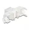 Delock 90722 Modulo Keystone da RJ45 a LSA Cat.6A UTP, 180 gradi, senza attrezzi