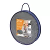 Cuscino da seduta MDH DRQE3M0BBXXXP — cuscino rotondo in schiuma con gel refrigerante, Ø 390 mm, altezza 50 mm, grigio, carico max 120 kg
