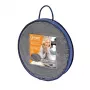 Cuscino da seduta MDH DRQE3M0BBXXXP — cuscino rotondo in schiuma con gel refrigerante, Ø 390 mm, altezza 50 mm, grigio, carico max 120 kg