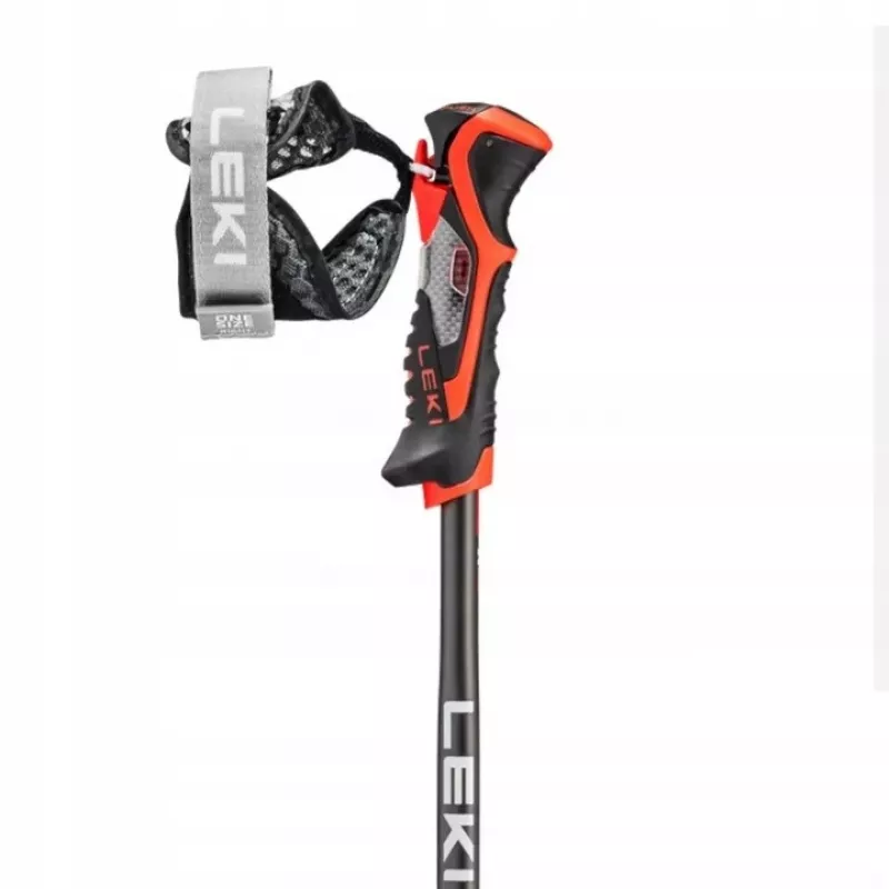 Bastoncini da sci Leki 3D AIRFOIL nero/rosso 120 cm