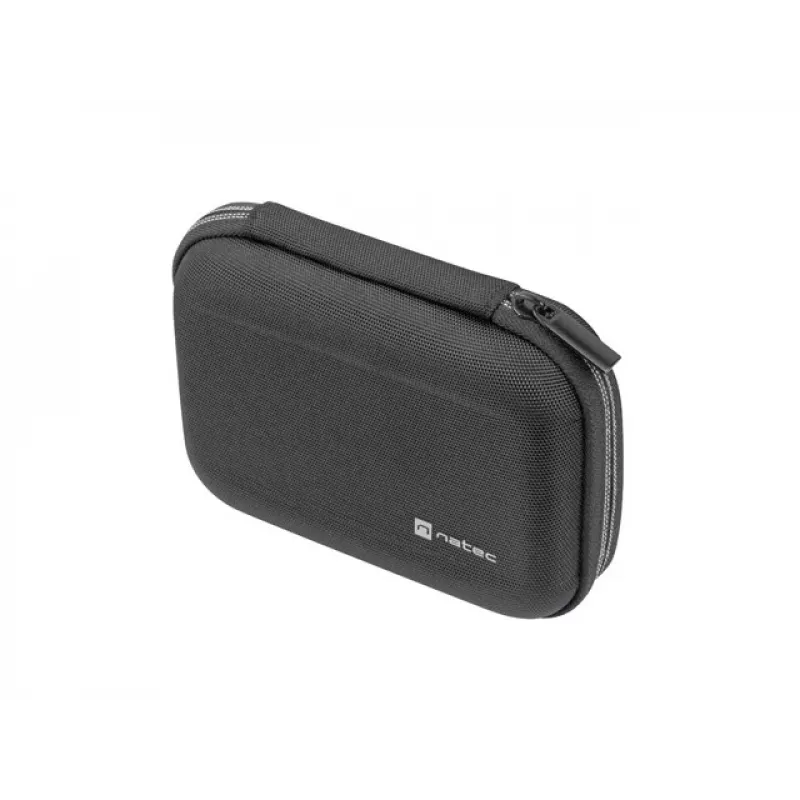 NATEC Krill 2 Custodia da viaggio organizer per HDD/SSD/accessori/cavi nero