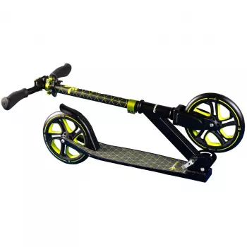 Monopattino in alluminio Pro 215 mm (nero/lime)