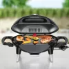 ROMMELSBACHER BBQ 4000, 2200 W, grill, elettrico, 300 °C, da tavolo, rosso ruggine