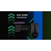 Mouse da gaming cablato riscaldato ActiveJet AMY-W390 — ambidestro, ottico 2000 DPI, USB Type-A, 4 tasti, nero