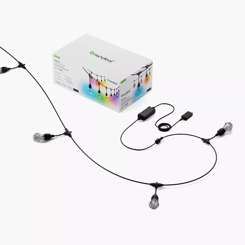 Illuminazione da giardino intelligente Nanoleaf NF084K02-40SLO