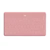 Logitech Keys-To-Go - tastiera - Bluetooth - QWERTY - spagnolo - blush pink - per Apple iPad/iPhone/TV