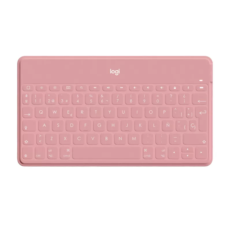Logitech Keys-To-Go - tastiera - Bluetooth - QWERTY - spagnolo - blush pink - per Apple iPad/iPhone/TV