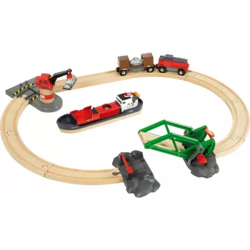 World Container porto set, binario