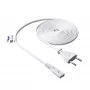 Akyga AK-RD-07A Cavo di alimentazione CEE 7/16 – IEC C7 (a otto), CCA, 3 m, bianco