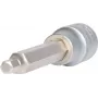 KS Tools 911.1326 bussola per inserti 1/2 pollice, esagonale, lunga, 6 mm
