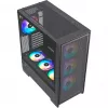 Case per PC Silentware Air 2000 A-RGB nero — Mid-Tower, pannello laterale in vetro temperato