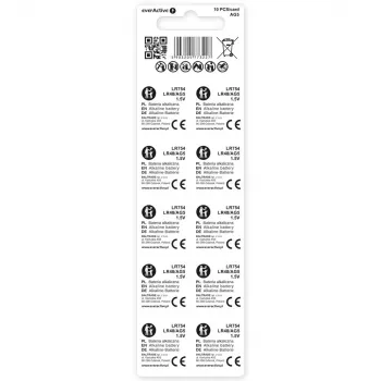 Pile alcaline mini AG5 blister 10 pz.