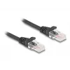 DeLOCK cavo a spirale RJ45, connettore maschio – connettore maschio, Cat.5e, 2 m, nero