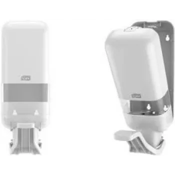 Distributore di sapone e disinfettante Tork 564100 bianco con leva per sapone liquido e disinfettante, a parete manuale