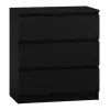 Top E Shop M3 cassettiera, nera