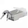 Connettore RJ45 schermato EQUIP Cat 8.1, connettore maschio, argento, 50 pezzi, 11,7×22,5 mm, 3,7 g