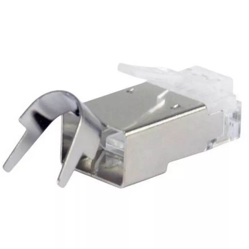 Connettore RJ45 schermato EQUIP Cat 8.1, connettore maschio, argento, 50 pezzi, 11,7×22,5 mm, 3,7 g