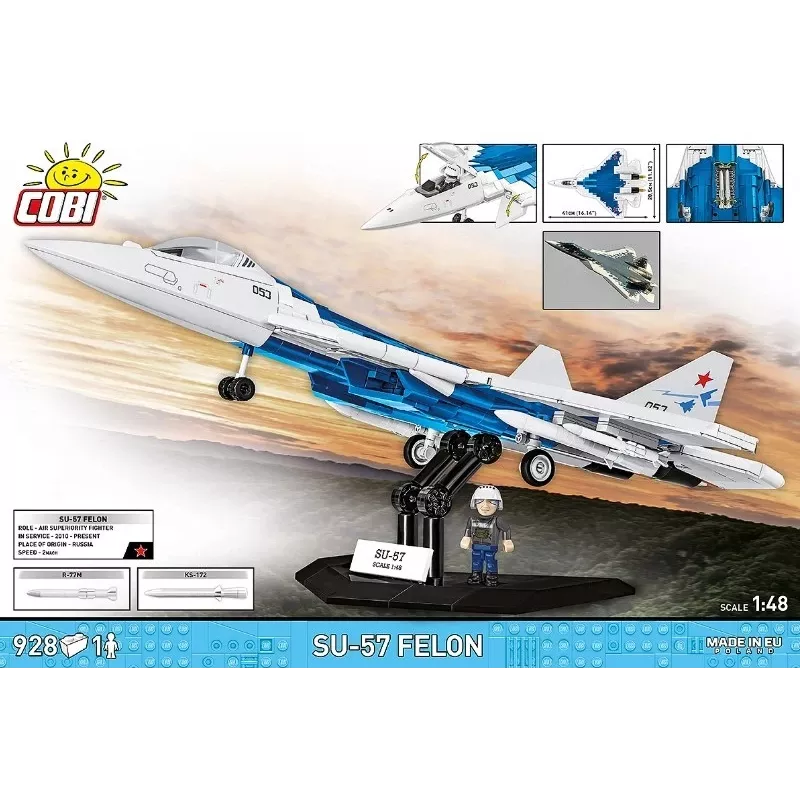 Kit Cobi SU-57 Felon, 928 pezzi – Cobi modello COBl-5909
