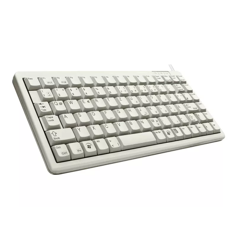 Cherry G84-4100 tastiera compatta, grigio chiaro, USB/PS/2