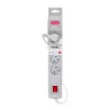 Ciabatta con cavo Activejet grigia ACJ COMBO 5G/5M/BEZP. AUT/S
