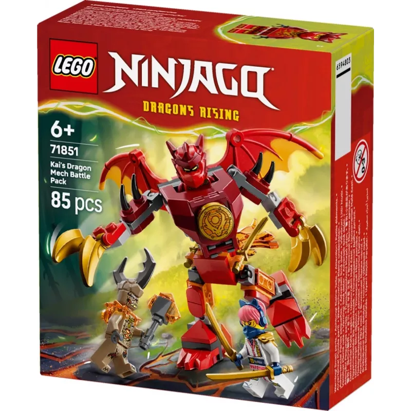 LEGO NINJAGO 71851 Battle Pack: Mech drago di Kai